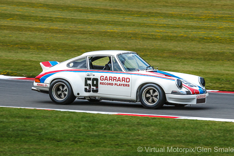 The #59 911 Carrera RSR, winner of the 1973 Daytona 24 Hours in the hands of Hurley Haywood and Peter Gregg