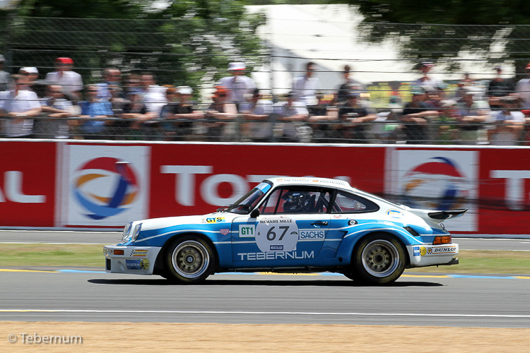 #67 Porsche 911 Carrera RSR 3.0 (1975) driven by Michael Roock and Uwe Alzen