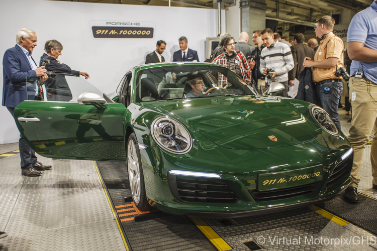 The one-millionth Porsche 911 (Porsche 911 Carrera S in Irish Green)