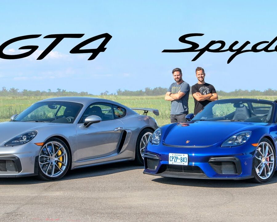 2020 Porsche 718 Cayman GT4 vs 718 Spyder