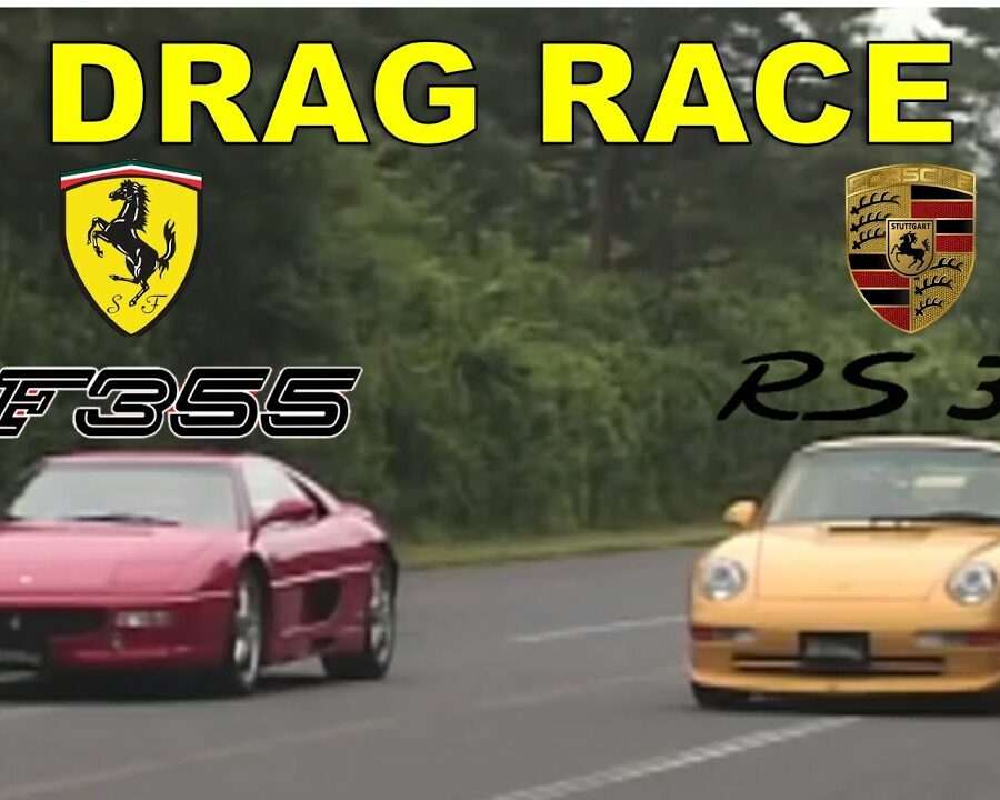 Ferrari F355 vs Porsche 911 Carrera 993 RS 3.8 Drag Race