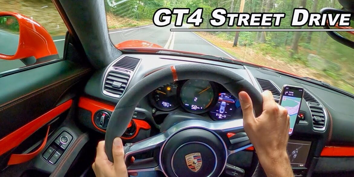 VIDEO- Porsche Cayman GT4 POV Street Drive Therapy - (Binaural Audio)