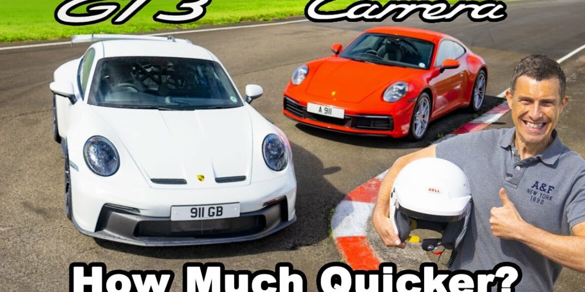 How much quicker is a GT3 than an entry 911 on track?