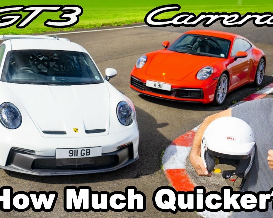 How much quicker is a GT3 than an entry 911 on track?