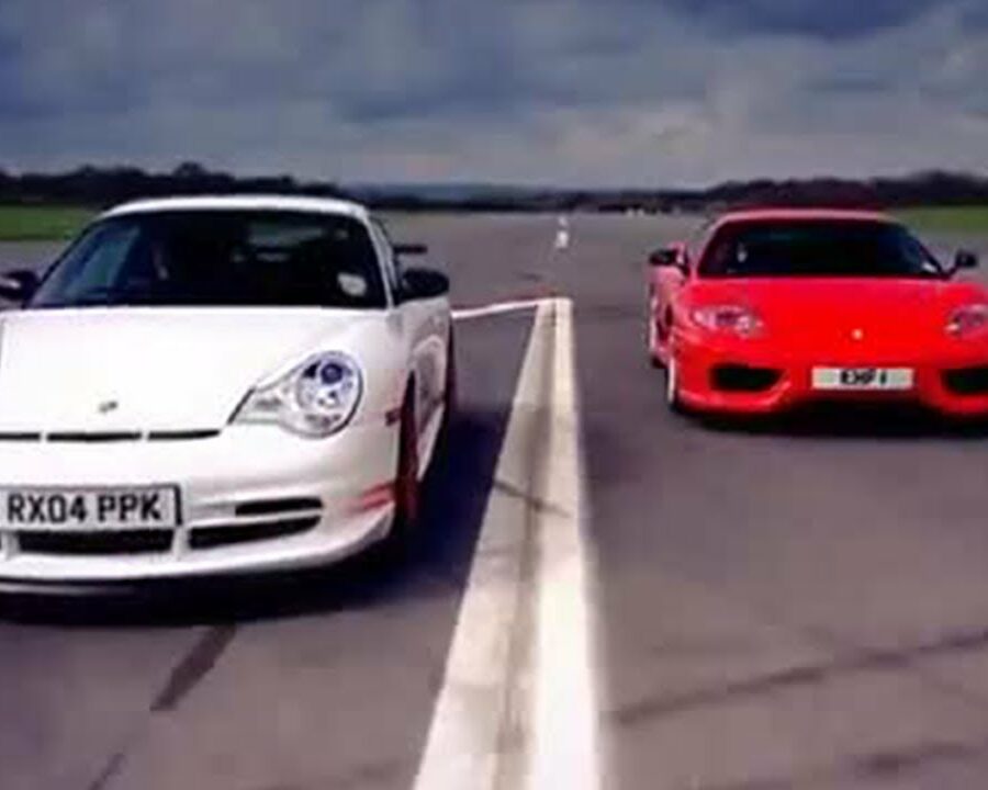 Porsche GT3 vs Ferrari 360 | Top Gear