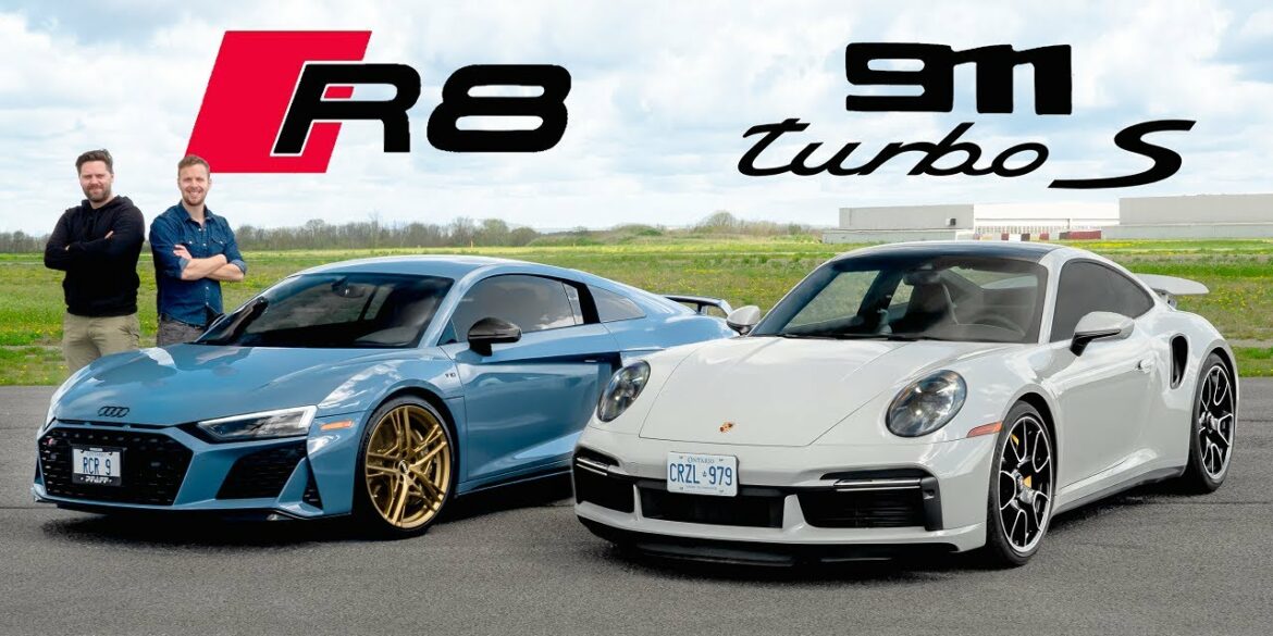 2021 Porsche 911 Turbo S vs Audi R8 V10 Decennium :: DRAG RACE, ROAD & TRACK REVIEW