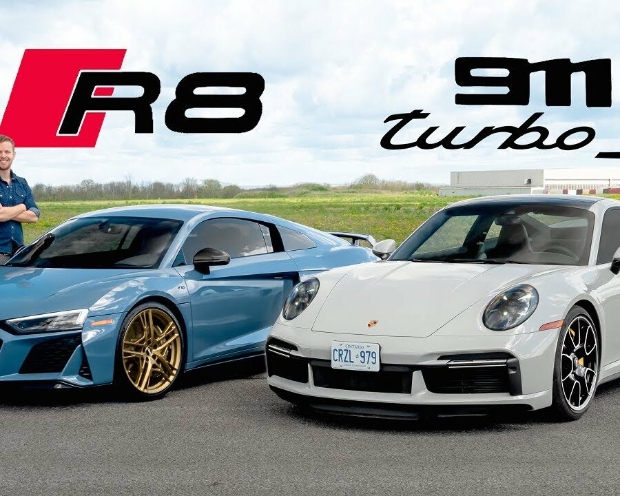 2021 Porsche 911 Turbo S vs Audi R8 V10 Decennium :: DRAG RACE, ROAD & TRACK REVIEW