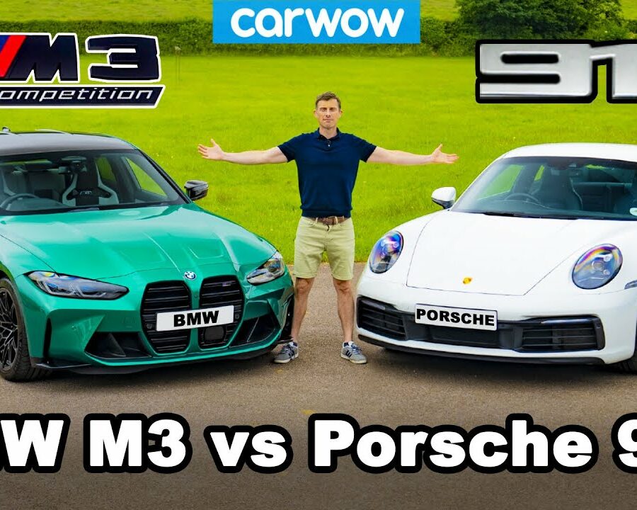 New BMW M3 vs Porsche 911 - REVIEW with 0-60mph & brake test!