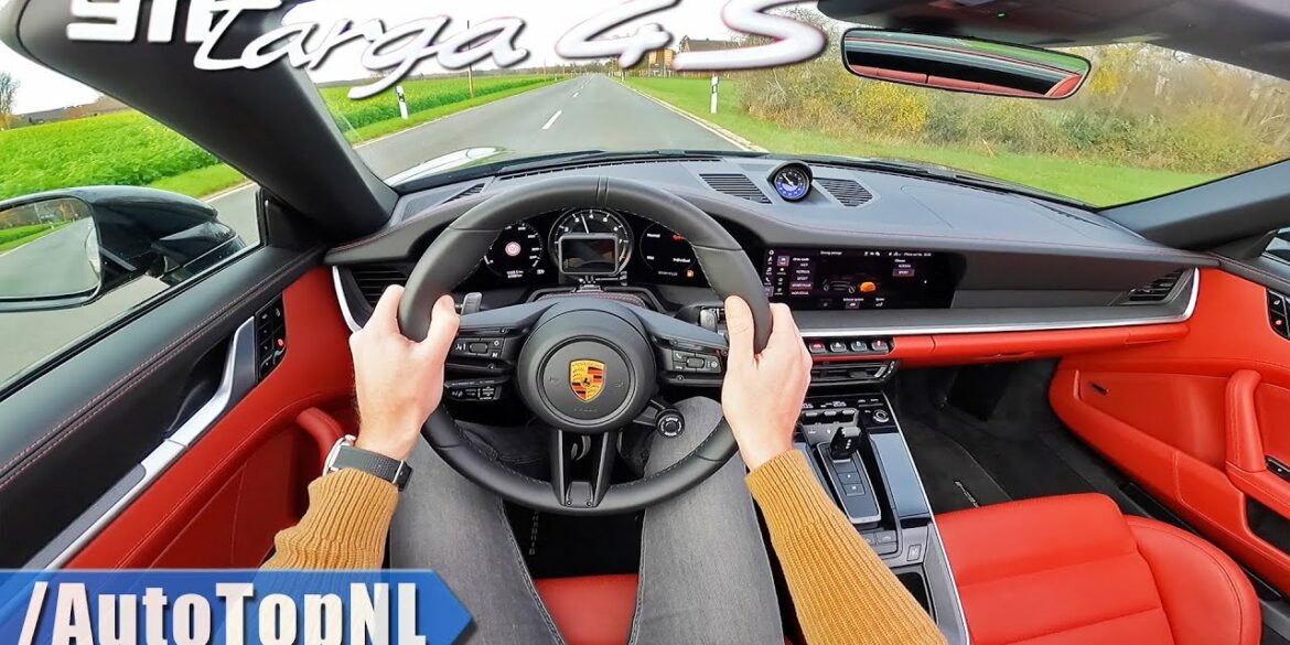 PORSCHE 911 992 TARGA 4S POV Test Drive by AutoTopNL