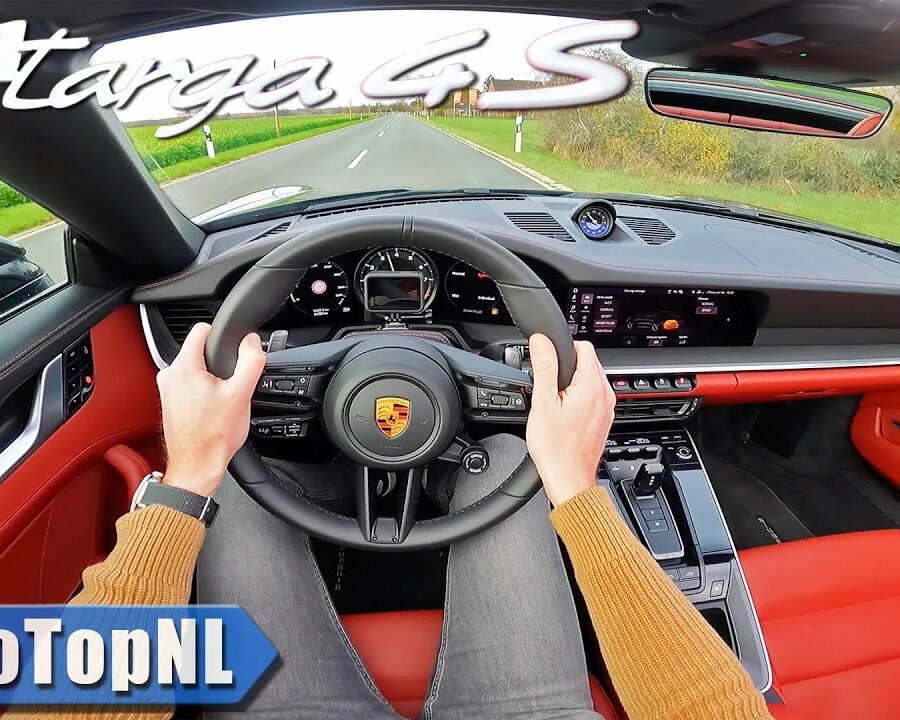 PORSCHE 911 992 TARGA 4S POV Test Drive by AutoTopNL