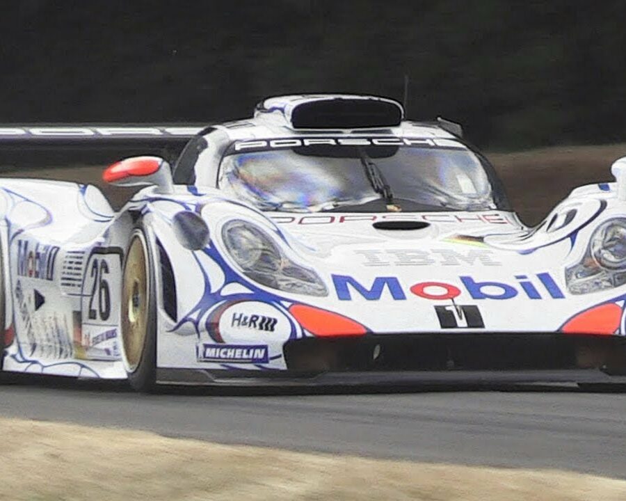 Porsche 911 GT1-98 Twin Turbo Flat-6 Engine Sound - 1998 24h of Le Mans winner at FoS 2018!