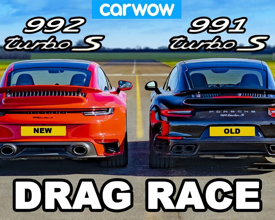 Porsche 911 Turbo S 992 v 991 - DRAG RACE