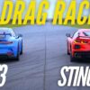 Porsche 992 GT3 VS Corvette C8 : DRAG RACE