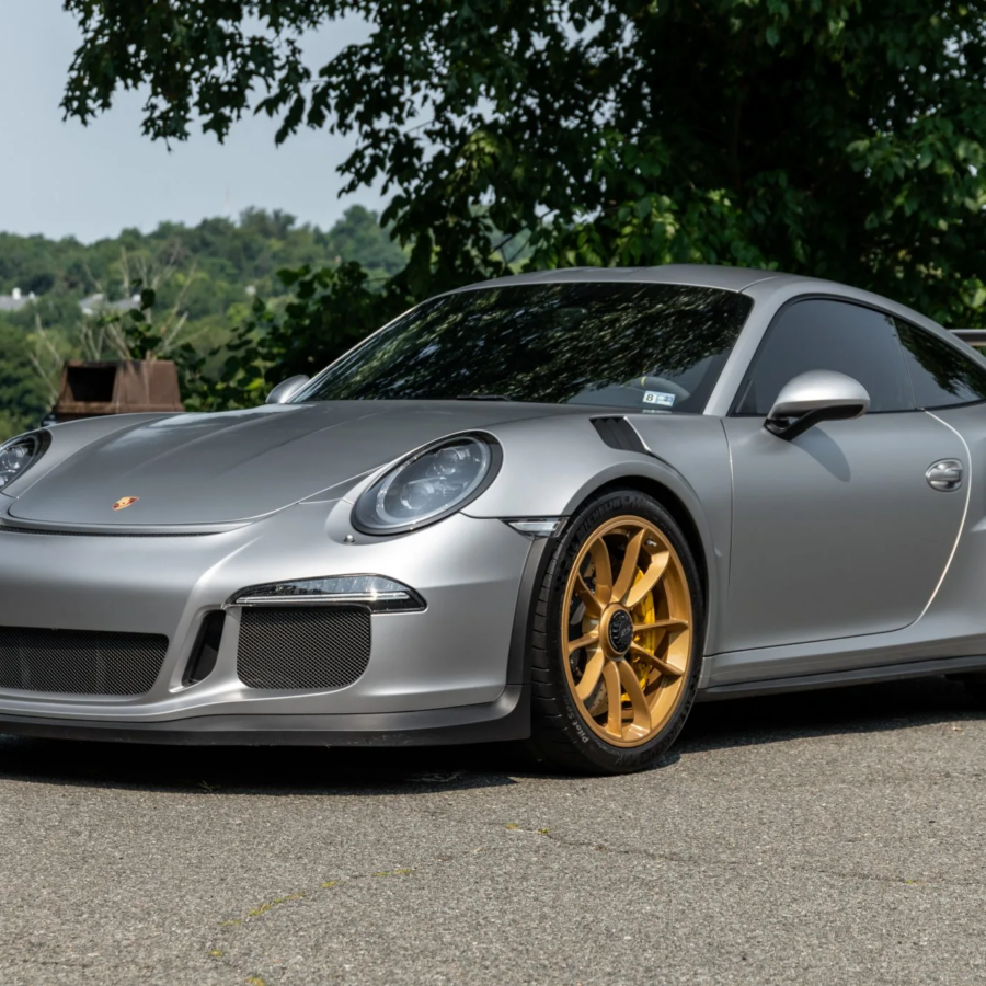 Silver Metallic 2016 Porsche 911 GT3 RS With 8k Miles For Sale!