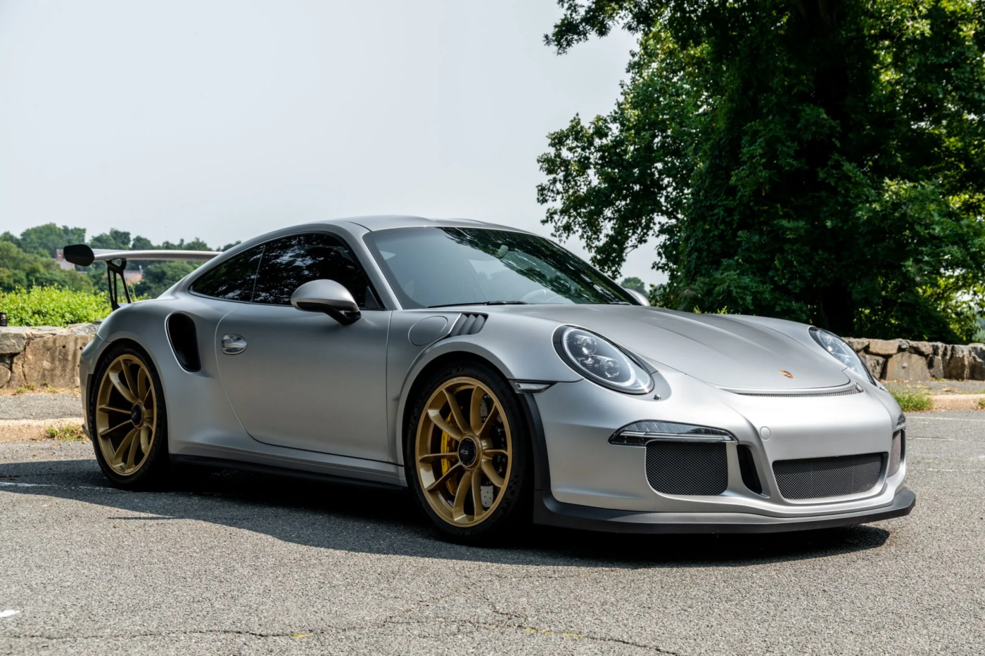 Silver Metallic 2016 Porsche 911 GT3 RS With 8k Miles For Sale!