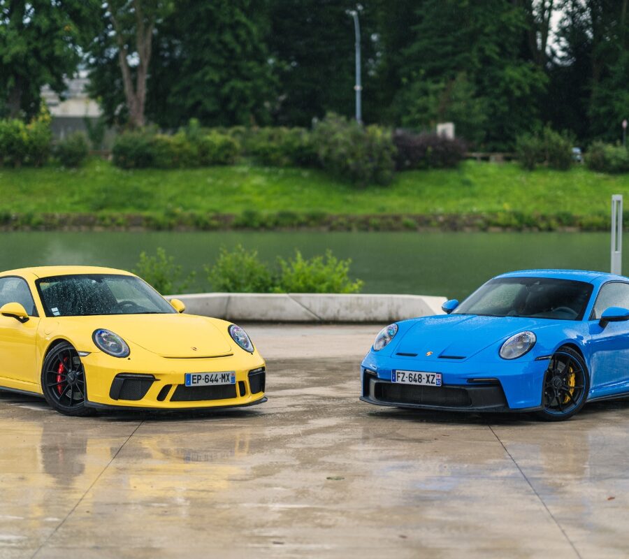 Porsche 911 GT3 991 & 992 parked next to each other