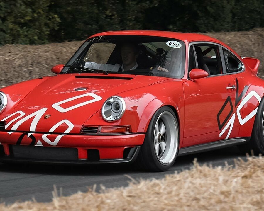 Porsche 911 Singer DLS Screaming At Goodwood