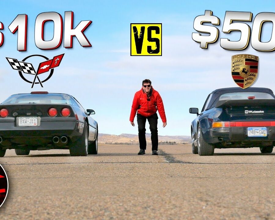 Will A C4 Corvette Have A Chance Of Beating A 1987 Porsche 911 Carrera 3.2 In A Drag Race?