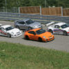 The Type 997 GT3 family, from left to right: GT3 Cup Race Car, GT3, GT3 RS, and GT3 RSR Endurance Race Car