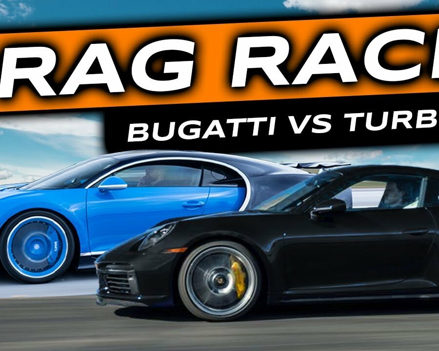 Porsche 911 Turbo S Takes On A Bugatti Chiron On A Drag Race