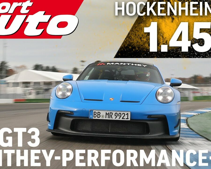 How Fast Can Porsche 911 GT3 With Manthey-Performance-Kit Lap The Hockenheim-GP?