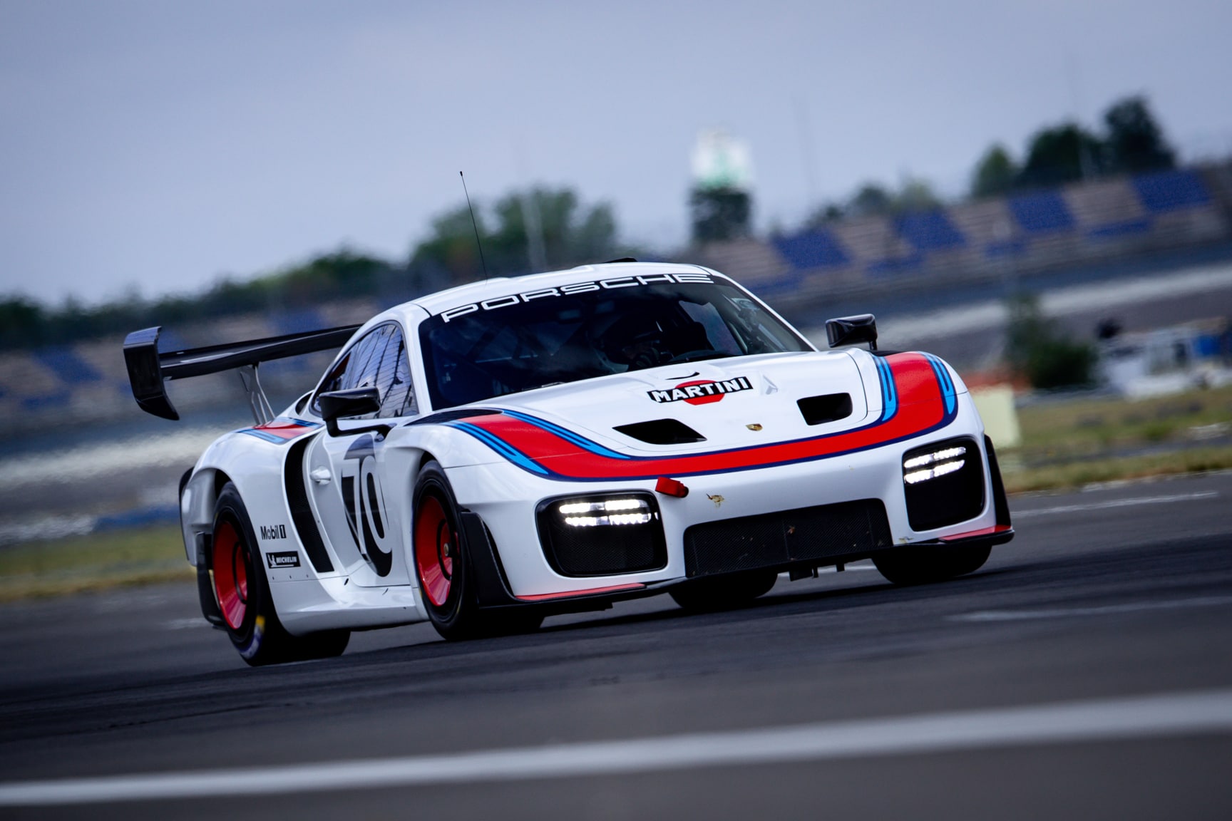 Image of Porsche 935 on a track