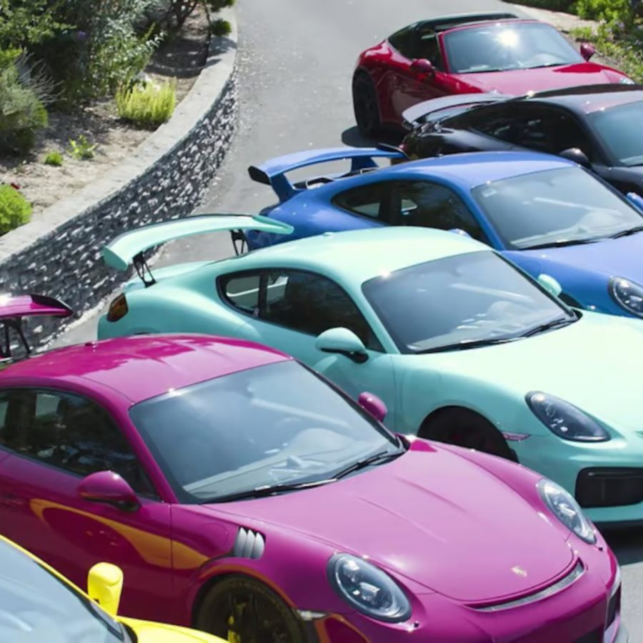 Lisa Taylor's "Rainbow of 911s" collection