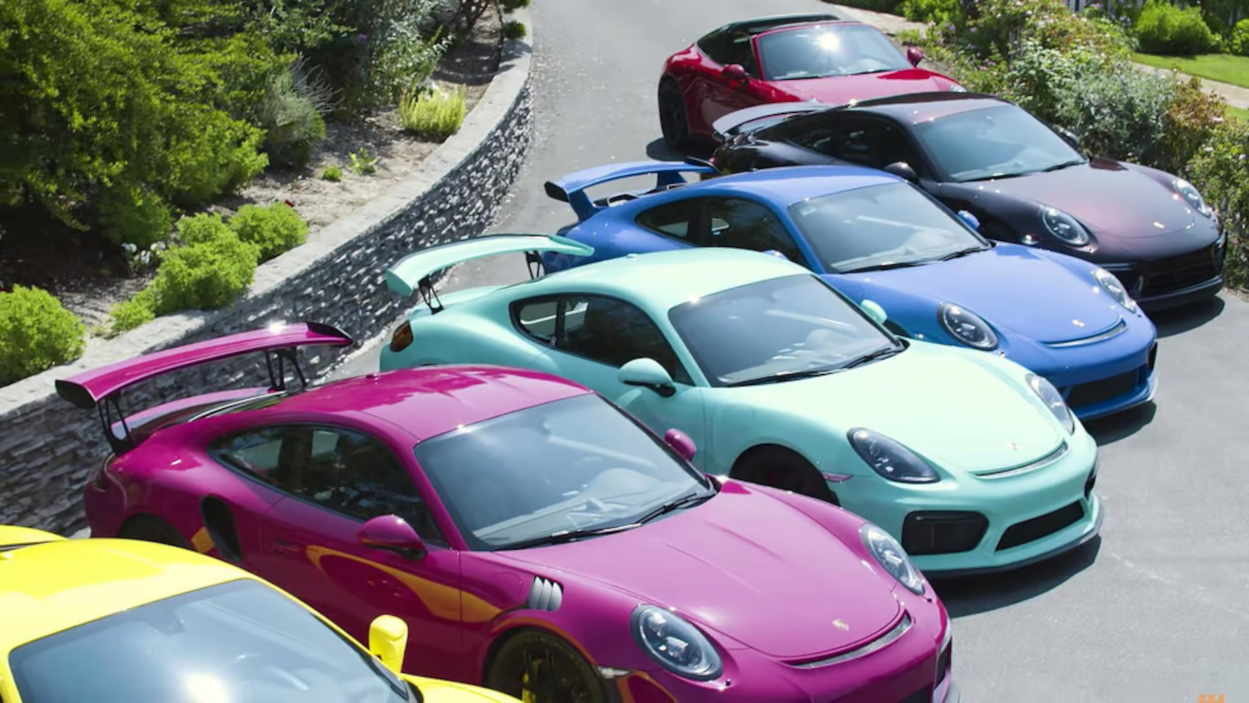 Lisa Taylor's "Rainbow of 911s" collection