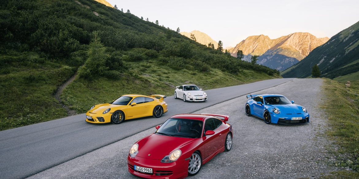 Porsche 911 GT3 generations