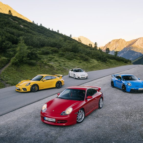 Porsche 911 GT3 generations